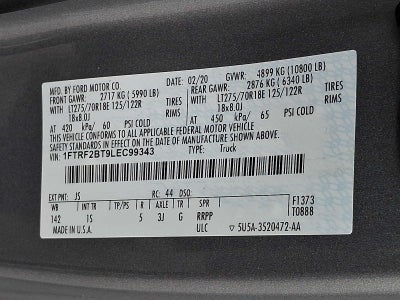 2020 Ford Super Duty F-250 SRW XL