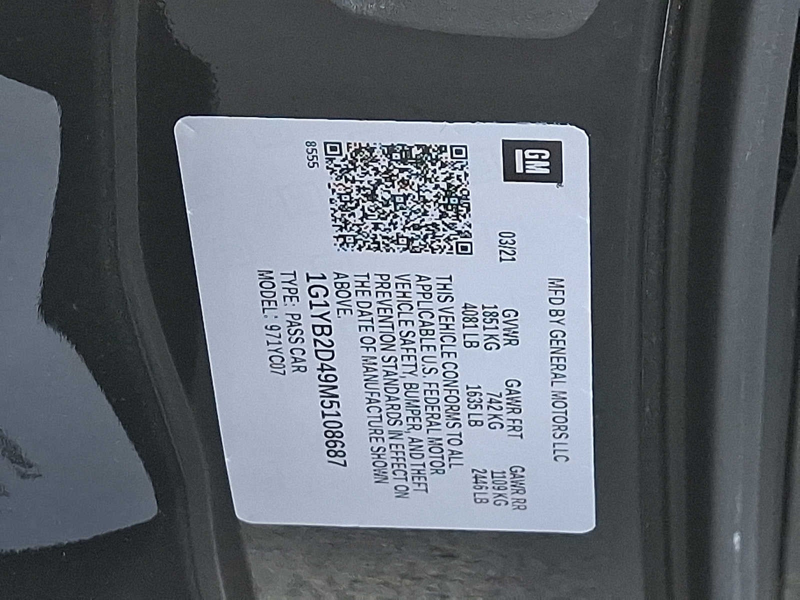 2021 Chevrolet Corvette Stingray 2LT