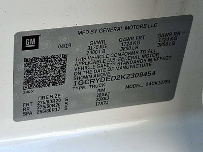 2019 Chevrolet Silverado 1500 LT