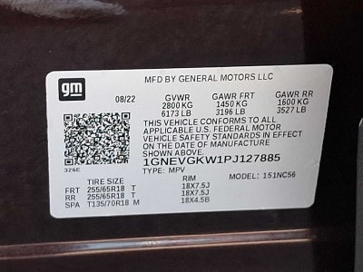 2023 Chevrolet Traverse LT Cloth