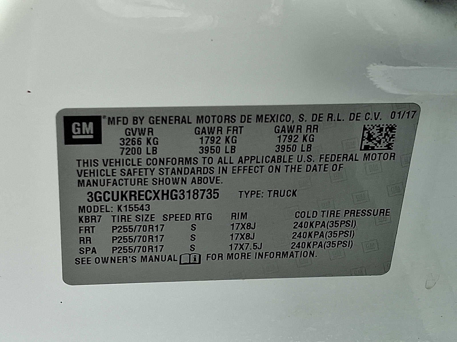 2017 Chevrolet Silverado 1500 LT