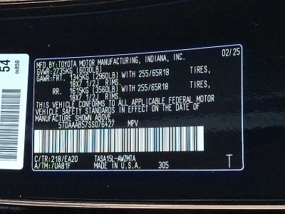 2025 Toyota Grand Highlander XLE