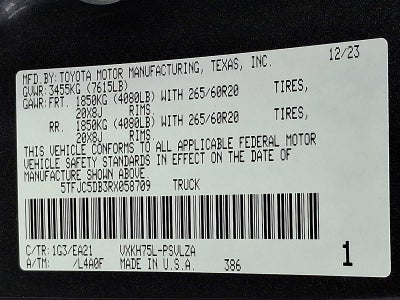 2024 Toyota Tundra 4WD Limited Hybrid