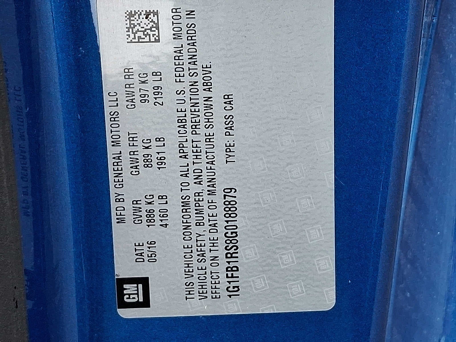 2016 Chevrolet Camaro 1LT