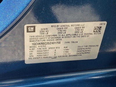 2016 Chevrolet Silverado 1500 LT