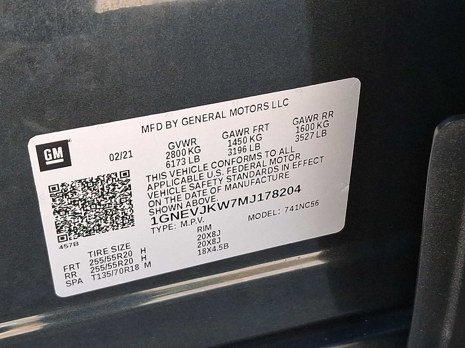2021 Chevrolet Traverse RS