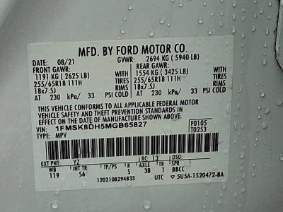 2021 Ford Explorer XLT