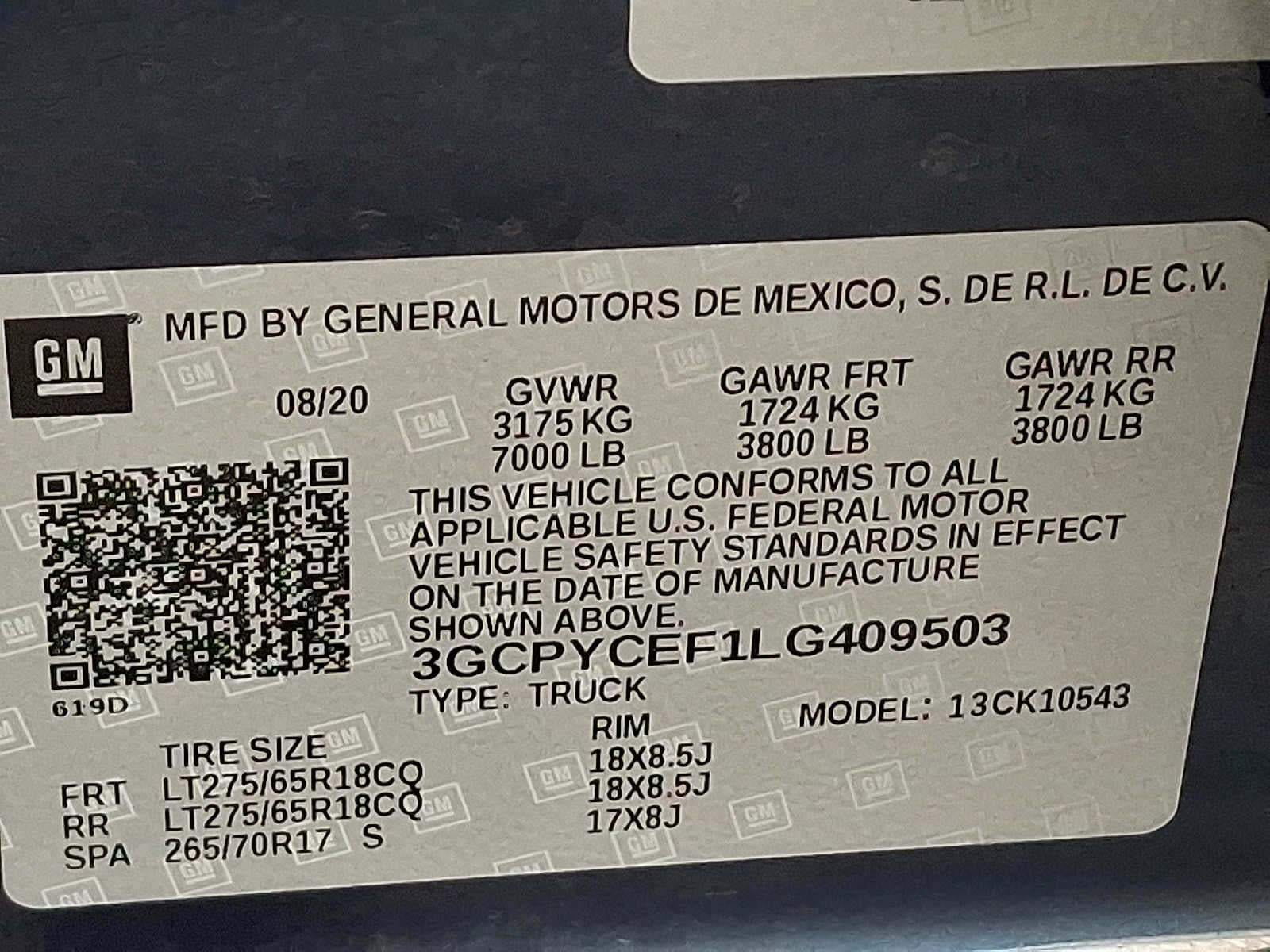 2020 Chevrolet Silverado 1500 Custom Trail Boss