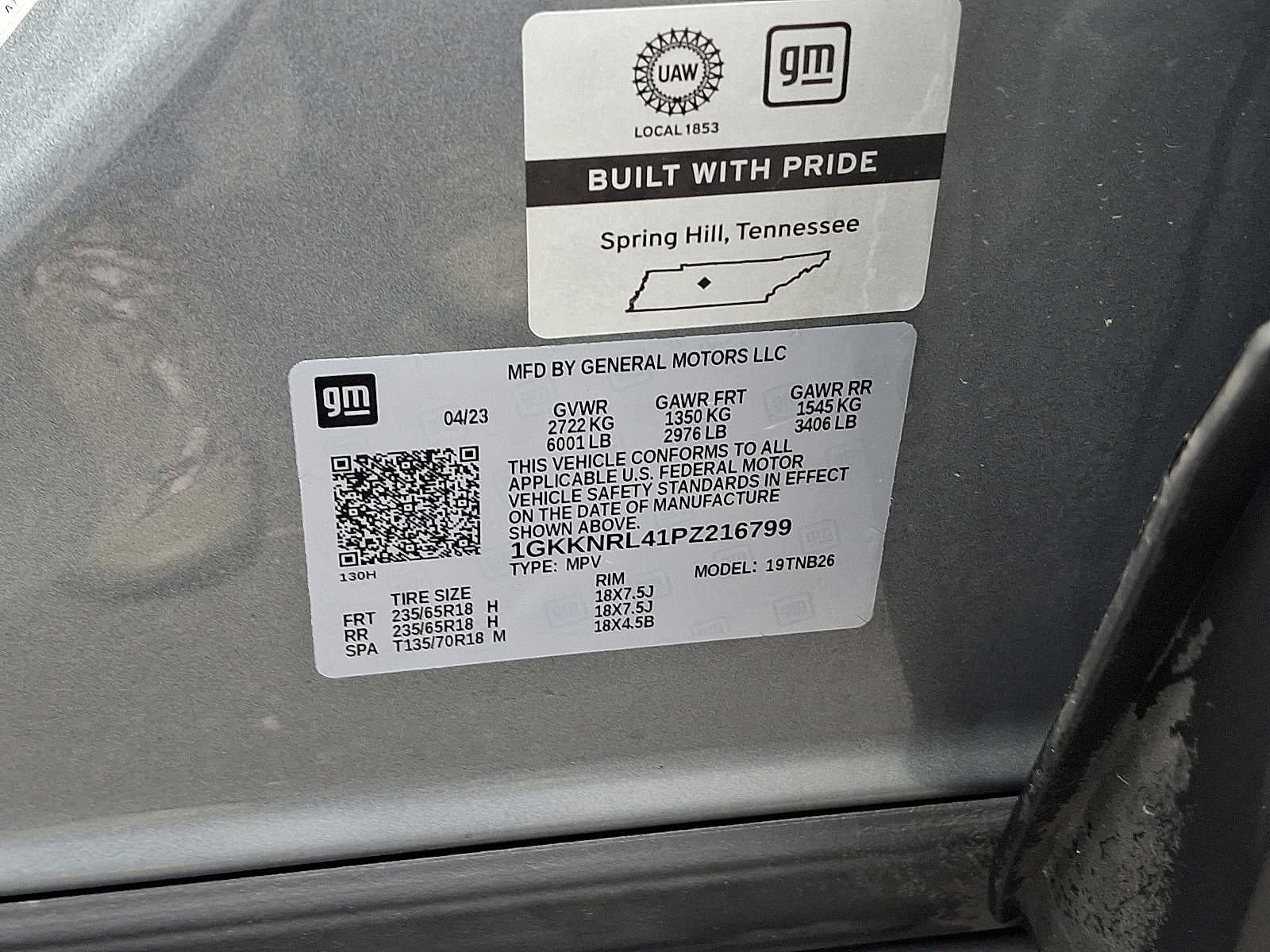 2023 GMC Acadia SLE