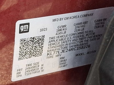 2024 Chevrolet Trax 2RS