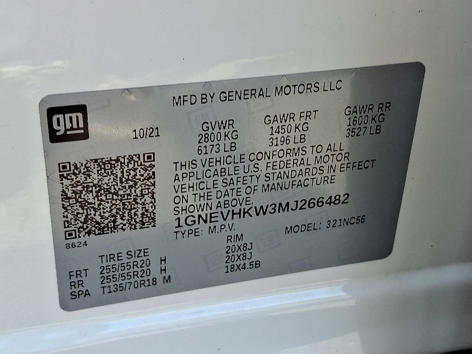 2021 Chevrolet Traverse LT Leather