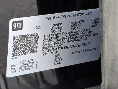 2022 Chevrolet Tahoe Z71