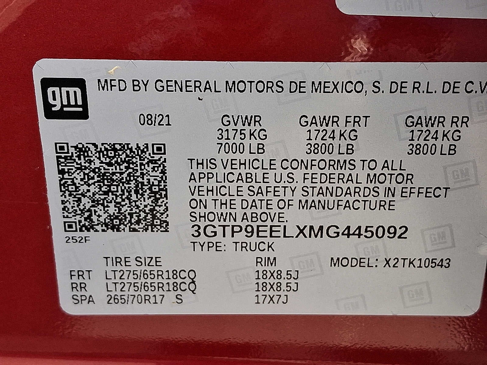 2021 GMC Sierra 1500 AT4