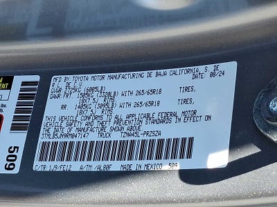2024 Toyota Tacoma 4WD SR5