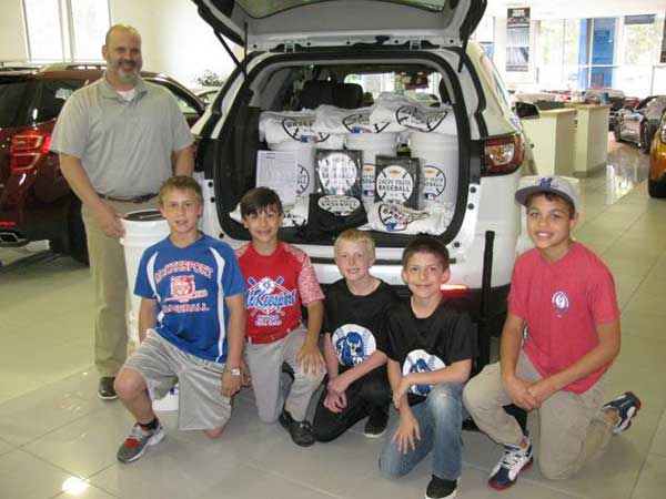 Riverview Chevrolet sponsor the Boys and Girls Club boys baseball team