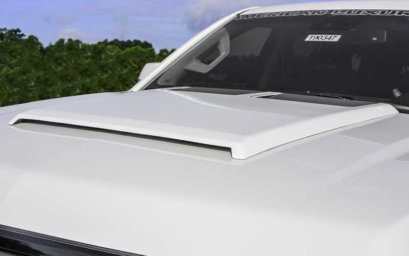 A hood vent of a Tahoe Premier